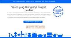 Desktop Screenshot of kringloopprojectleiden.nl