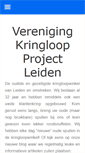 Mobile Screenshot of kringloopprojectleiden.nl