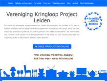 Tablet Screenshot of kringloopprojectleiden.nl